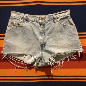 Vintage Levi’s 951 cut off jeans shorts made in USA